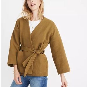 Madewell texture and thread wrap jacket